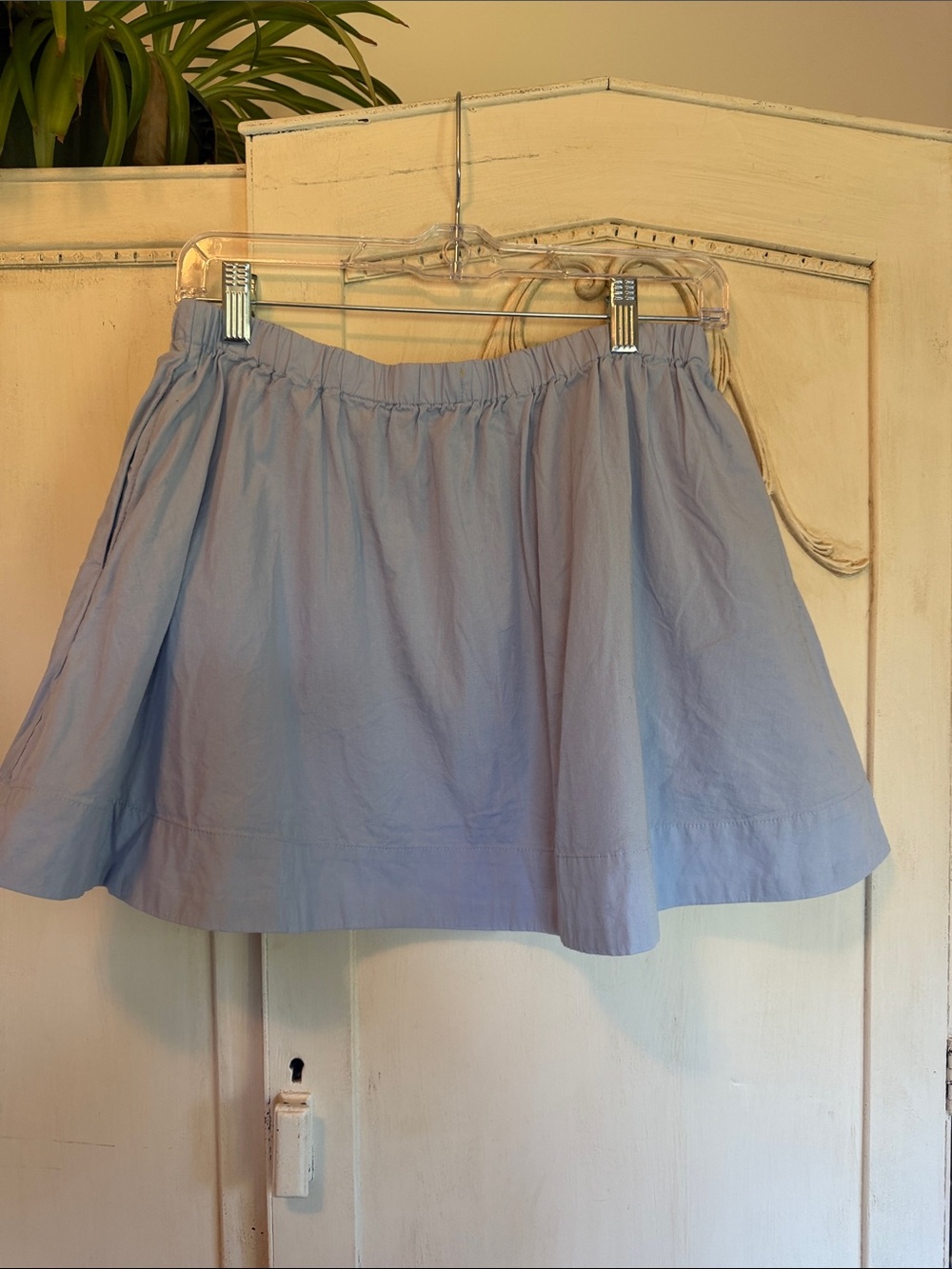 Free People Light Blue Circle Skirt